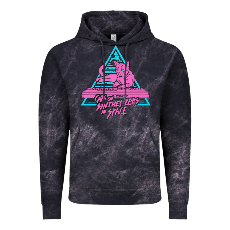 Cats On Synthesizers In Space Vintage Hoodie by artisFamous | Teevron