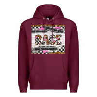 Burgundy race Premium Hoodie - Artiststas