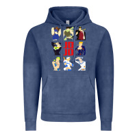 Vintage Denim jojo adventure Vintage Hoodie - artisFamous