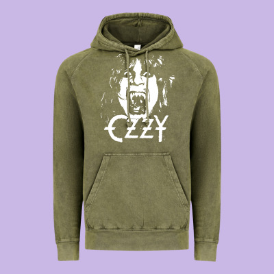 Crazy Train Vintage Rock Vintage Hoodie Designed By Artisfamous
