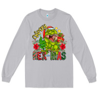 Moon Dust Merry Rexmas Long Sleeve Tee - CowhideDigitalArt