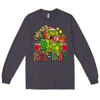 Smoke Merry Rexmas Long Sleeve Tee - CowhideDigitalArt