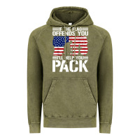 Vintage Olive if the flag offends you Vintage Hoodie - artisFamous