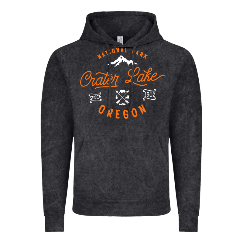 Crater Lake Oregon National Park Vintage Retro Vintage Hoodie by artisFamous | Teevron