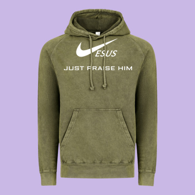 Jesus Just Praise Him Jesus Surfed Christian Vintage Hoodie Designed By Artisfamous