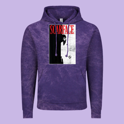 Scarface Distressed Movie Photo Vintage Hoodie Designed By Artisfamous