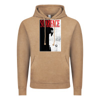 Vintage Coffee scarface distressed movie photo Vintage Hoodie - artisFamous