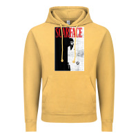 Vintage Mustard scarface distressed movie photo Vintage Hoodie - artisFamous