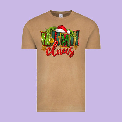 Christmas Mimi Claus Vintage Tee Designed By Fadigitalartstudio