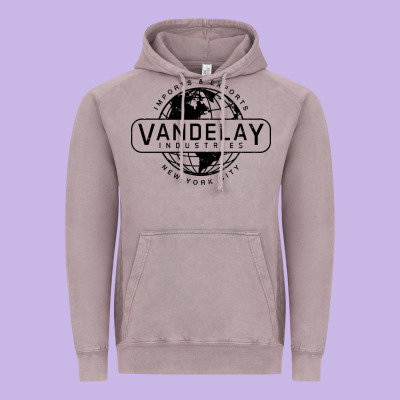 Vandelay Nyc Vintage Hoodie Designed By Artisfamous