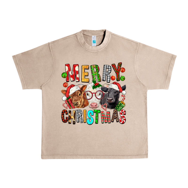 Merry Christmas Calfs Urban Heavy Tee by FaDigitalArtStudio | Teevron