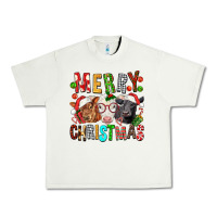 Pistachio Merry christmas calfs Urban Heavy Tee - FaDigitalArtStudio