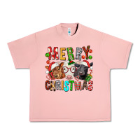 Salmon Merry christmas calfs Urban Heavy Tee - FaDigitalArtStudio