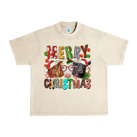 Sandshell Merry christmas calfs Urban Heavy Tee - FaDigitalArtStudio
