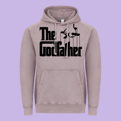 The Godfather Original White Title Vintage Hoodie Designed By Artisfamous