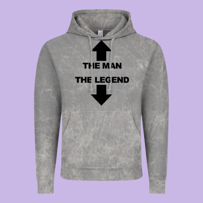 The Man The Legend Funny Adult Humor Vintage Hoodie Designed By Artisfamous