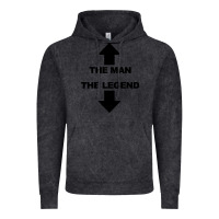 Vintage Black the man the legend funny adult humor Vintage Hoodie - artisFamous