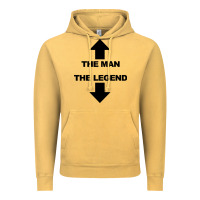 Vintage Mustard the man the legend funny adult humor Vintage Hoodie - artisFamous