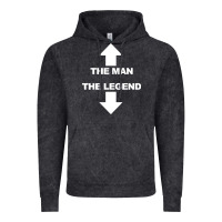 Vintage Black the man the legend funny adult humor Vintage Hoodie - artisFamous