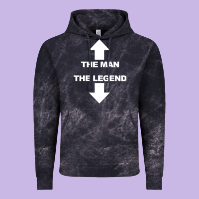 The Man The Legend Funny Adult Humor Vintage Hoodie Designed By Artisfamous