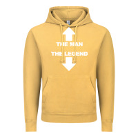 Vintage Mustard the man the legend funny adult humor Vintage Hoodie - artisFamous