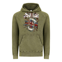 Vintage Olive asking alexandria flag Vintage Hoodie - artisFamous