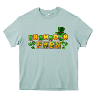 Arona St. Patrick's Shamrock farm Heavy Core Tee - CowGirlArtShop