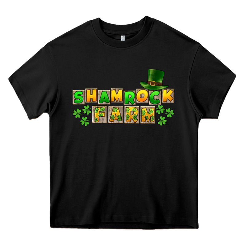 St. Patrick's Shamrock Farm Heavy Core Tee by CowGirlArtShop | Teevron