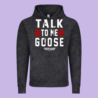 Top Gun Talk To Me Goose Distressed Vintage Hoodie Designed By Artisfamous