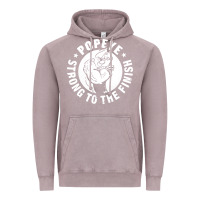Vintage Zinc strong to the finish Vintage Hoodie - artisFamous