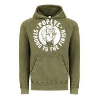 Strong To The Finish Vintage Hoodie | Teevron