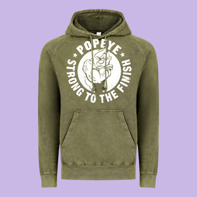 Strong To The Finish Vintage Hoodie Designed By Artisfamous