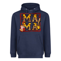 Navy softball mama Heavyweight Hoodie - Jasminsmagicworld
