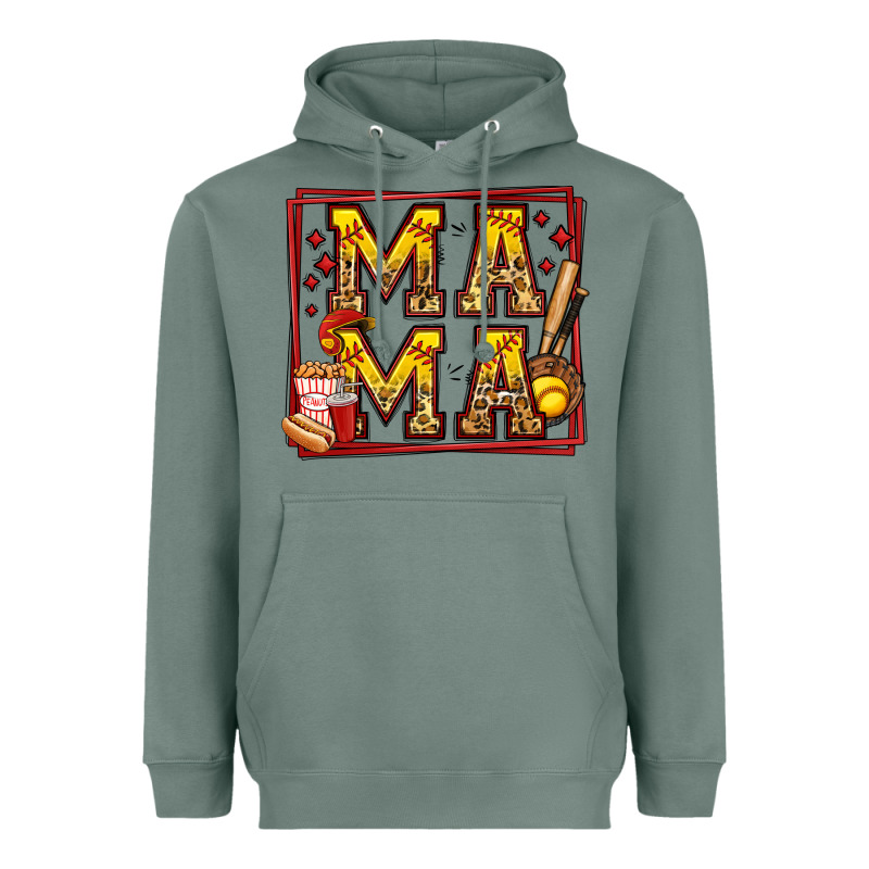 Softball Mama Heavyweight Hoodie by Jasminsmagicworld | Teevron