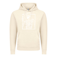 Vintage Artic distressed skeleton vintage smiling skull drinking coffee Vintage Hoodie - artisFamous