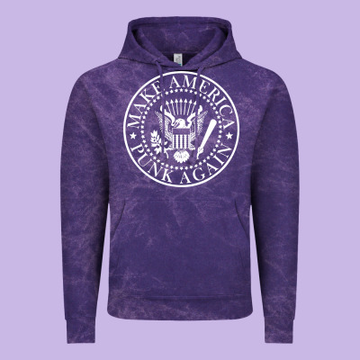 Funny Make America Punk Again Vintage Rock Seal Vintage Hoodie Designed By Artisfamous