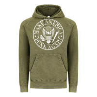Vintage Olive funny make america punk again vintage rock seal Vintage Hoodie - artisFamous