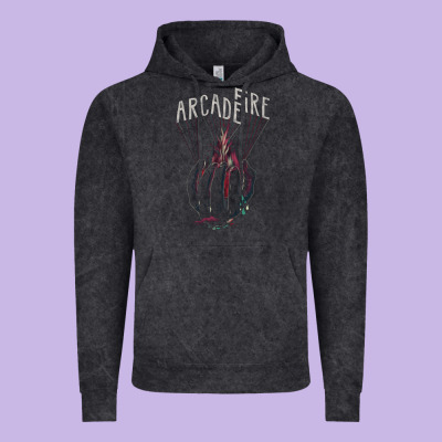 Arcade Fire Hand Vintage Hoodie Designed By Artisfamous