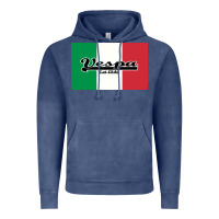Vintage Denim vespa motorcycle Vintage Hoodie - artisFamous
