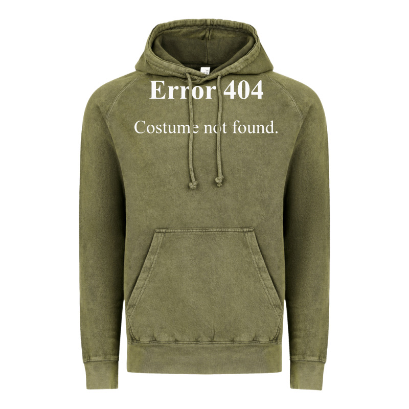 404 Costume Not Found In White Version Vintage Hoodie by artisFamous | Teevron