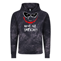 Cloud Black why so serious Vintage Hoodie - artisFamous