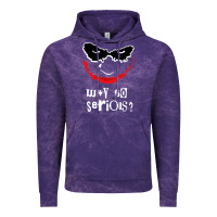 Cloud Purple why so serious Vintage Hoodie - artisFamous