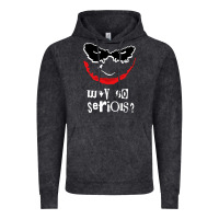 Vintage Black why so serious Vintage Hoodie - artisFamous