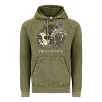 Vintage Olive Circa Survive Vintage Hoodie - artisFamous