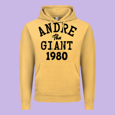 Andre The Giant 1980 Vintage Hoodie Designed By Artisfamous