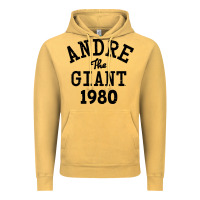 Vintage Mustard andre the giant 1980 Vintage Hoodie - artisFamous