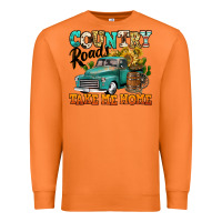 Carrot country roads take me home vintage truck Premium Sweatshirt - Jasminsmagicworld