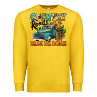 Country Roads Take Me Home Vintage Truck Premium Sweatshirt | Teevron