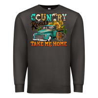 Smoke country roads take me home vintage truck Premium Sweatshirt - Jasminsmagicworld