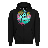 Black life is better at the beach Zipper Hoodie - JahusDesignShop